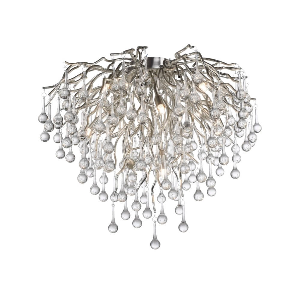 Kroonluchter Icicle metaal 50cm Paul Neuhaus 4012248352090