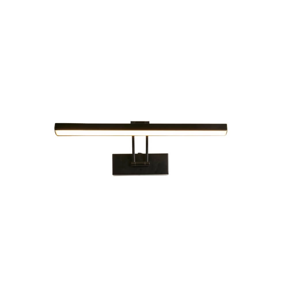 Zwarte schilderijlamp Rhodes 40cm
