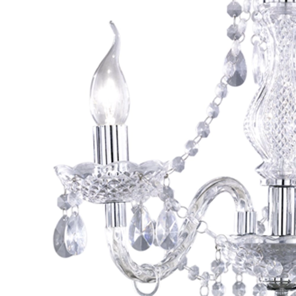 Lamp Luster Crystal 40cm 3-lichts transparant Trio 4017807223811