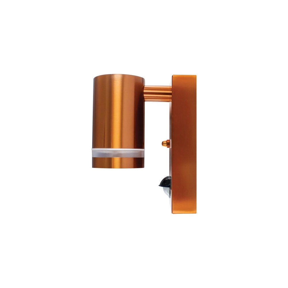 Wandspot met sensor Opden Roodkoper - 1x GU10 Lyora 5055788285656