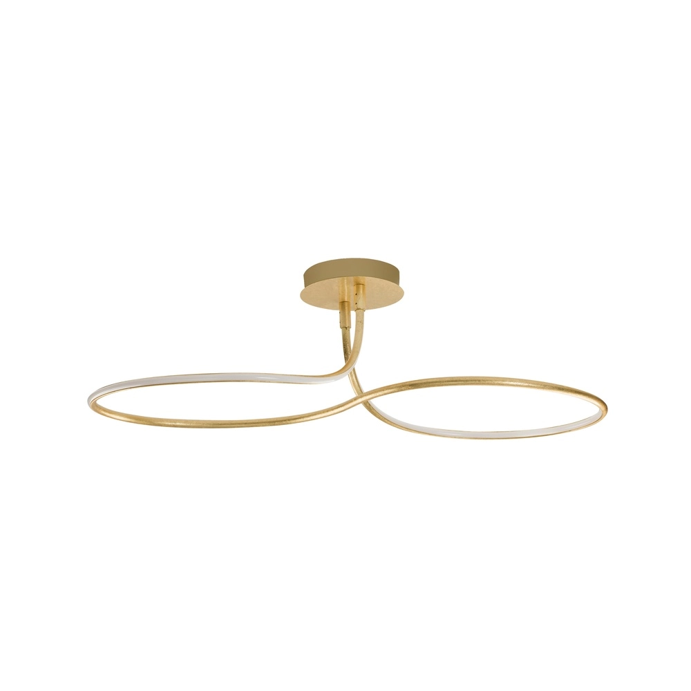 Plafondlamp Fungo krul goud Lyora 5212017419880