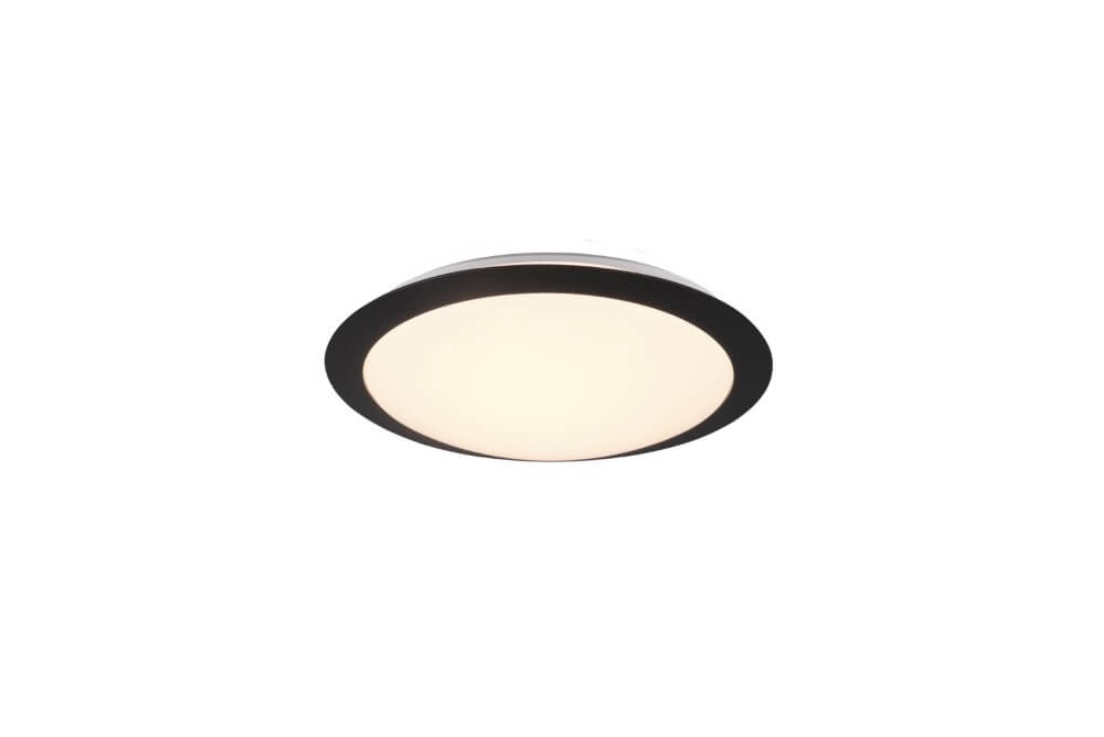 Plafonnière Umberto 29cm zwart Trio 4017807508444