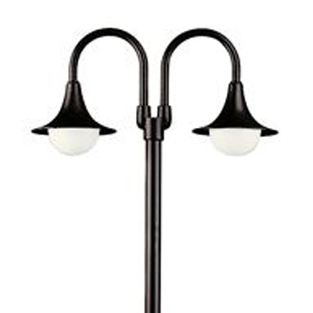 2-lichts lantaarn Lanor 2-lichts - zwart Albert 4007235620474