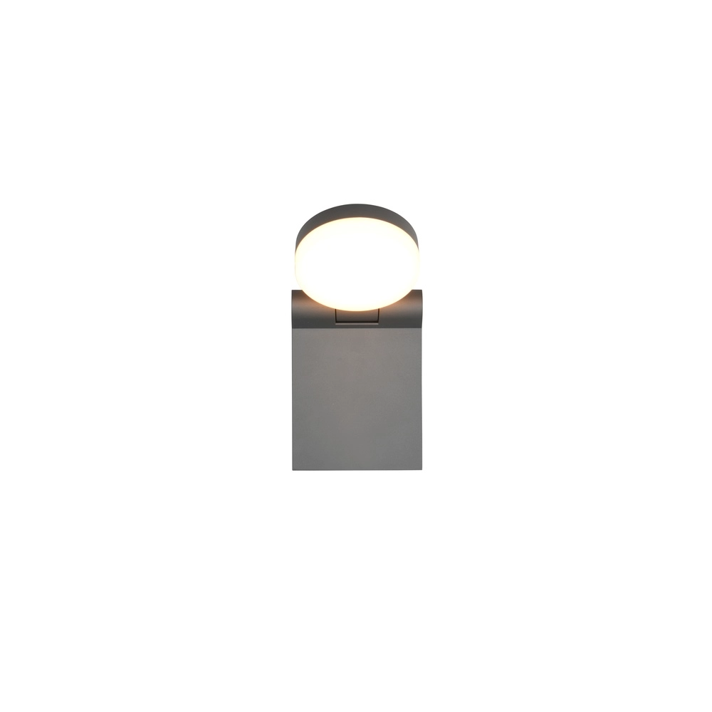 Strakke wandlamp Adour antraciet Trio 4017807603392