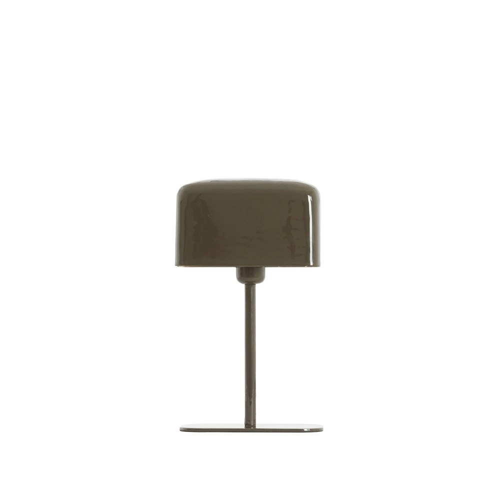 Nachtkastlamp Elenie 20x10cm - glans donker bruin