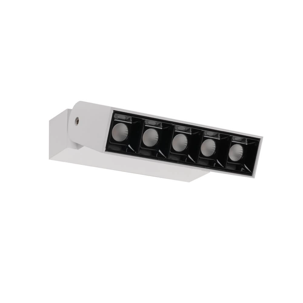 Richtbare wandspot Focus Mini wit - 4000K Lyora 5903139100700