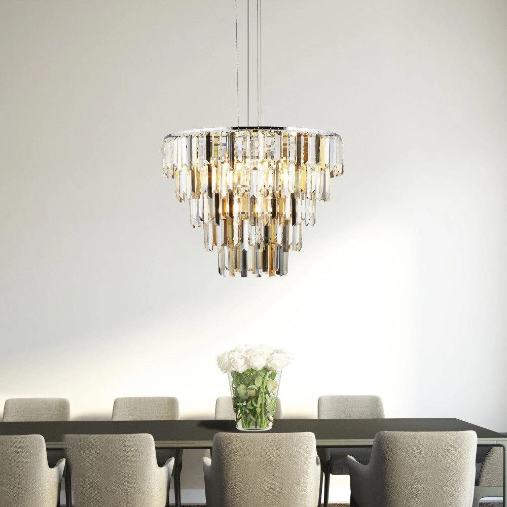 Grote kroonluchter Clarissa Ø 65cm Searchlight 5053423155951