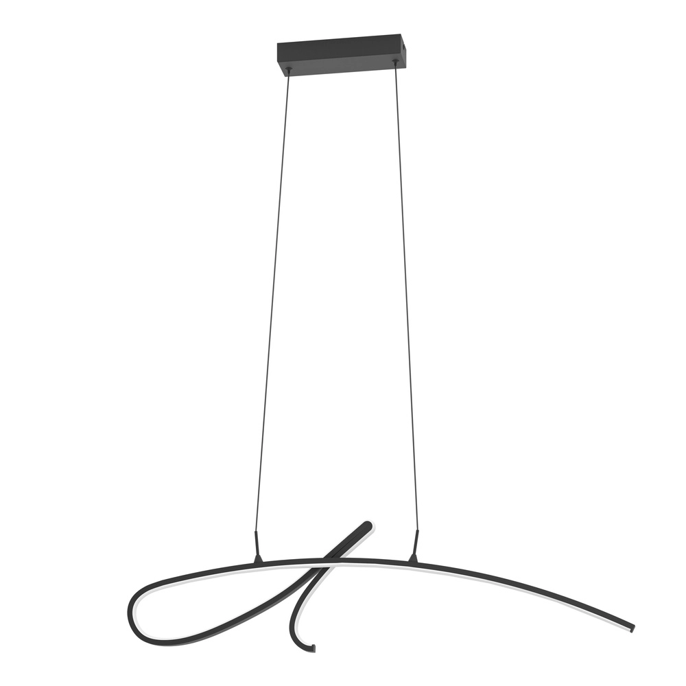 Designvolle led hanglamp Cardoncito zwart