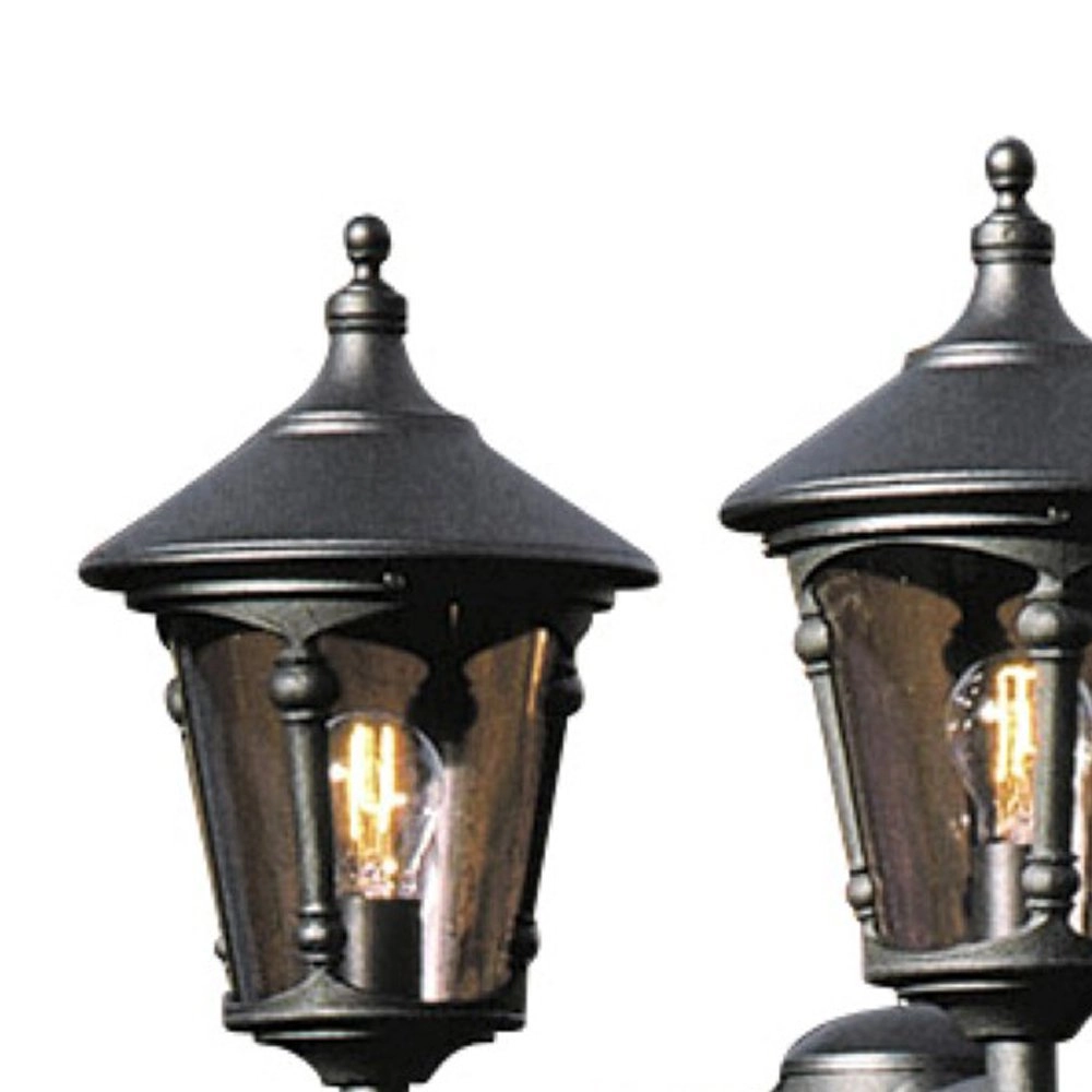 Lantaarnlamp Virgo 3-lichts zwart KonstSmide 7318305737501