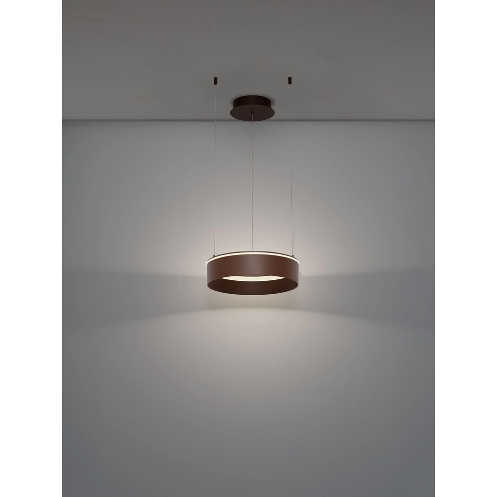 Moderne hanglamp Olivia bruin Ø 40cm Lyora 5212017494238