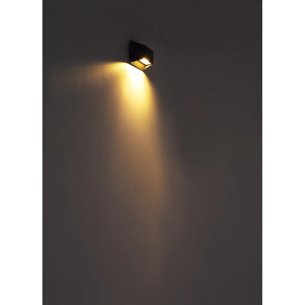 Wandlamp Honna rechthoek antraciet Globo 9007371419159
