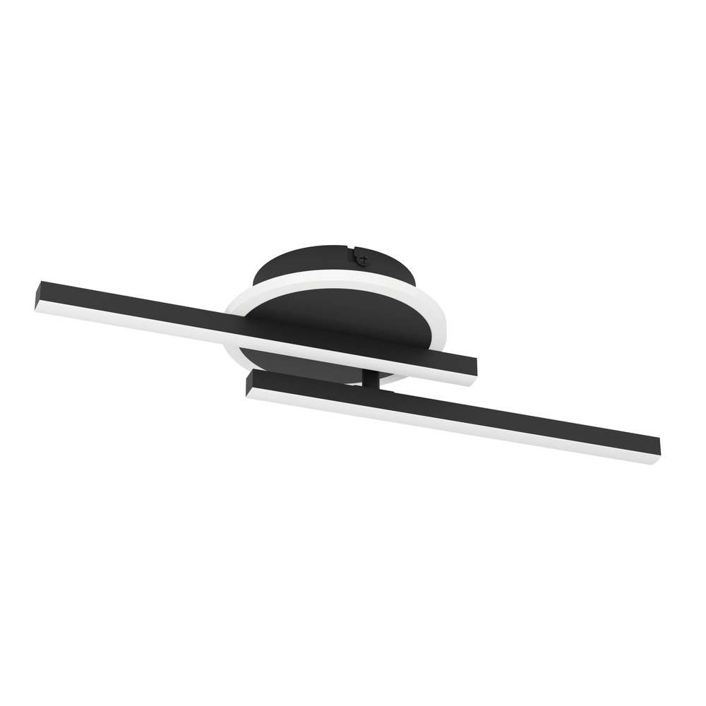 Moderne plafondlamp Nogaredo zwart 45cm