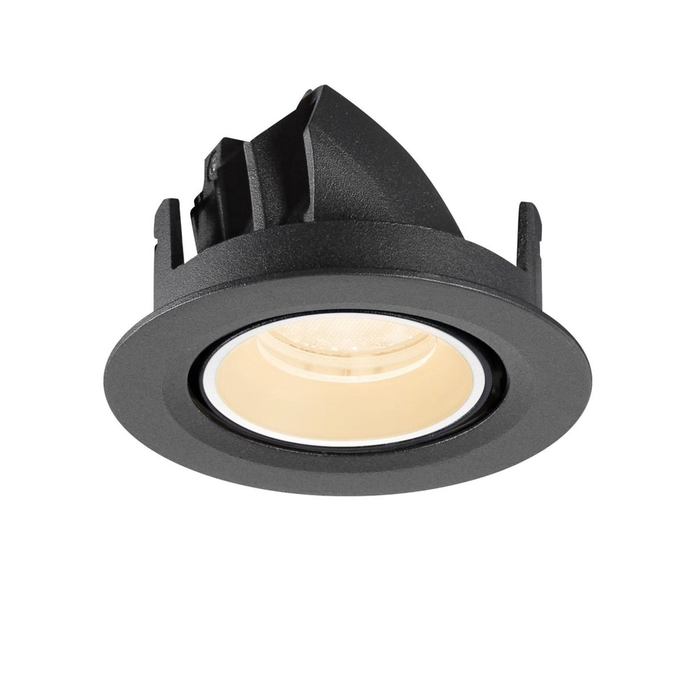 Inbouwspot Numinos Gimble XS zwart/wit 2700K - 40gr SLV 4024163307246
