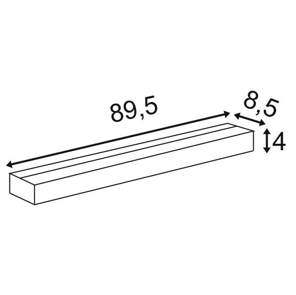 Ledlamp Sedo 21 led 89cm grijs SLV 4024163156769