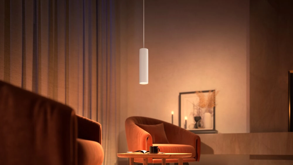 Hue Perifo - White and color set van 3 hanglampen wit Philips 8719514407749