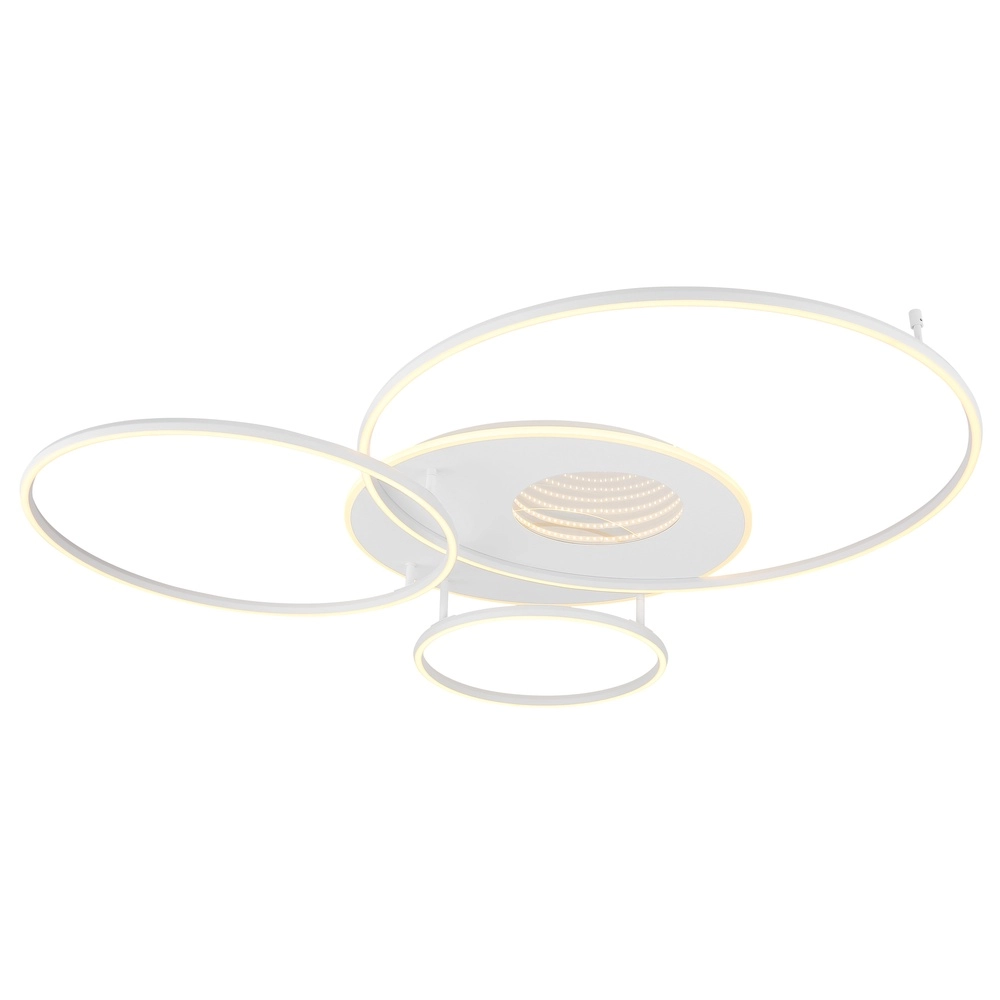 Moderne plafondlamp Invertina wit 126cm Globo 9007371576043