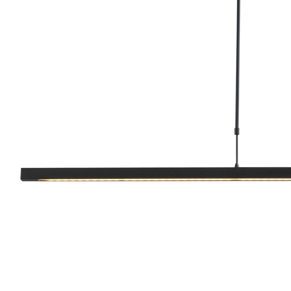 Eettafel lamp Real 3 130cm zwart Masterlight 8718121181929