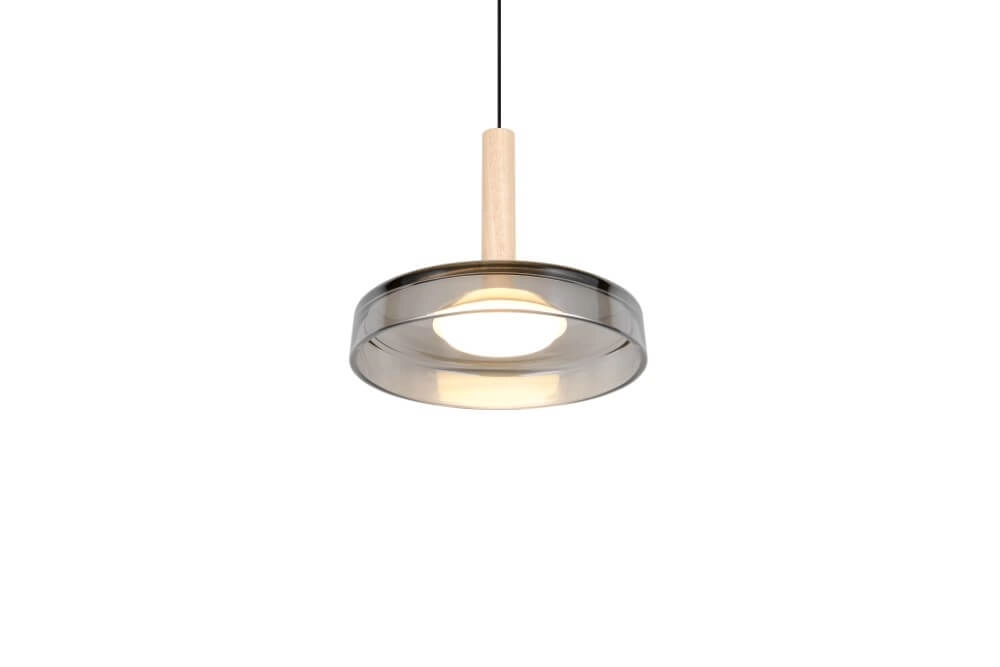 Led hanglamp Celeste Ø 22cm - smoke glas Trio 4017807616880