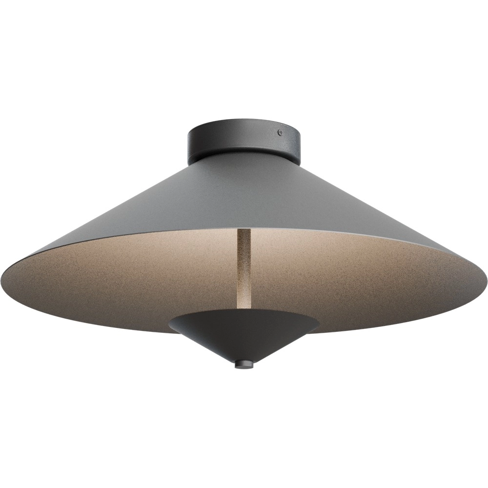 Plafondlamp Ceppo zwart Ø 45cm