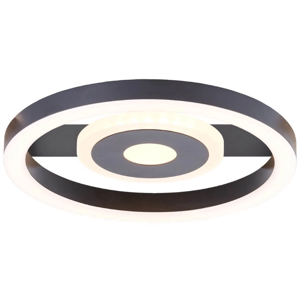 Plafondlamp Maureen Ø 20cm zwart