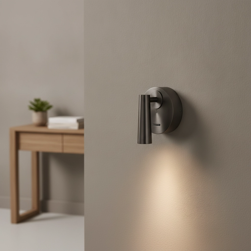 Bedlampje Tico nikkel