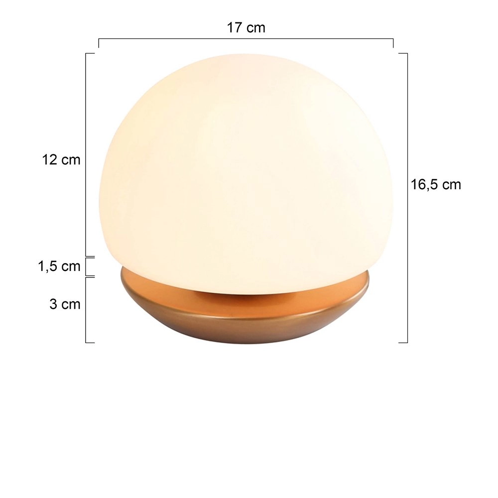 Led tafellamp Ancilla 21cm bronsbruin Steinhauer 8712746114324