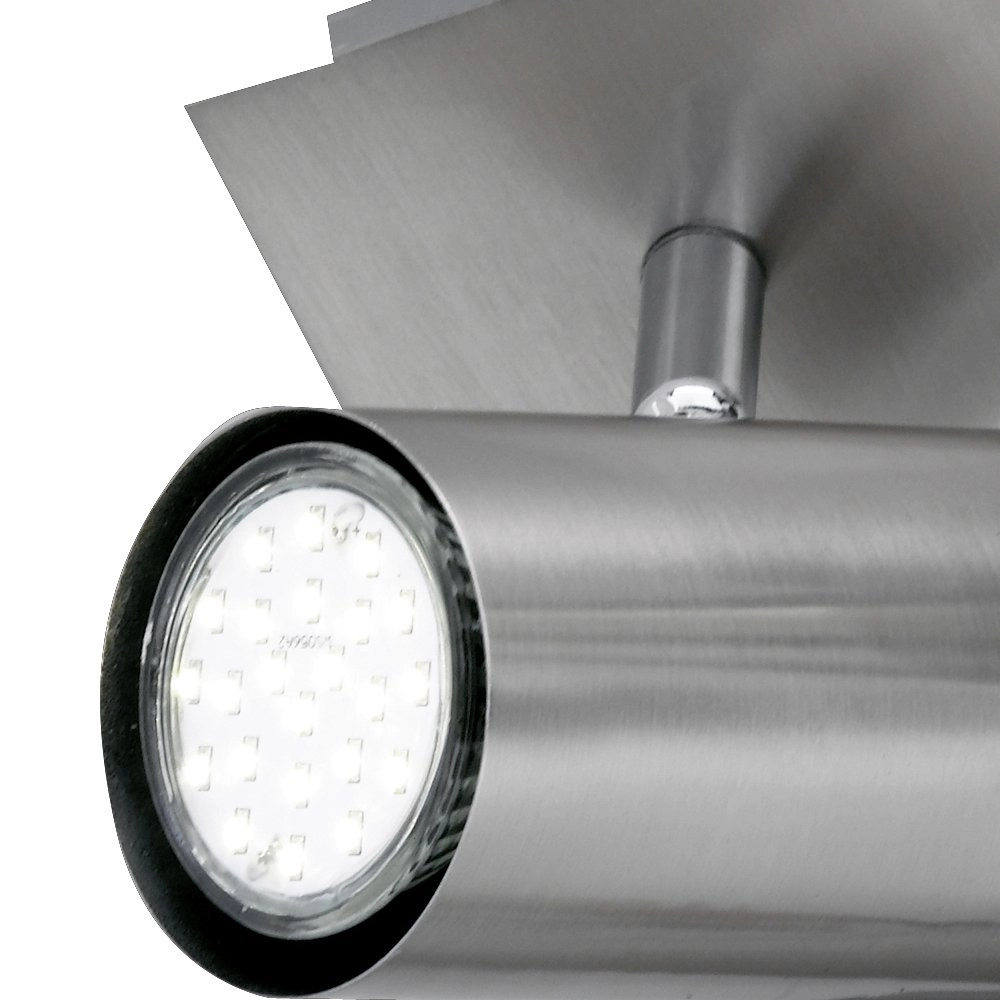 Plafondspot Series 8024 4-lichts nikkel mat Trio 4017807231397