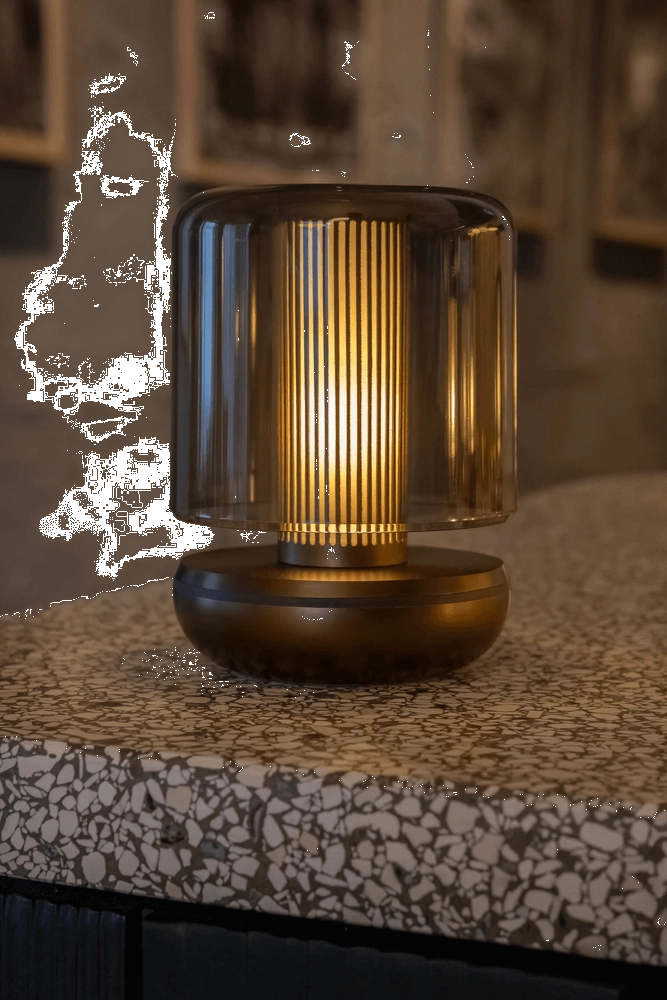 Oplaadbare tafellamp Firefly brons smoked Humble 6097522865846