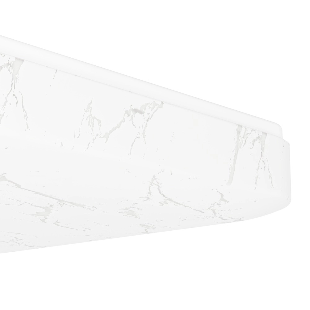 Witte plafondlamp Allerona 27 x 27cm Eglo 9008606408924