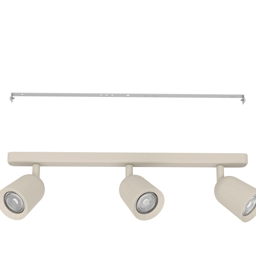 Zandbruine plafondlamp Camaldoli 3x GU10 - richtbaar Eglo 9008606363179