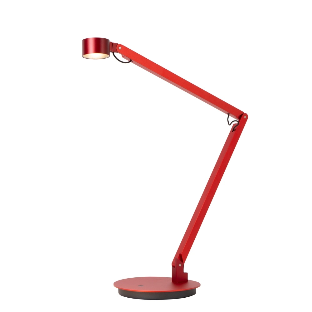 Bureaulamp Ogden rood