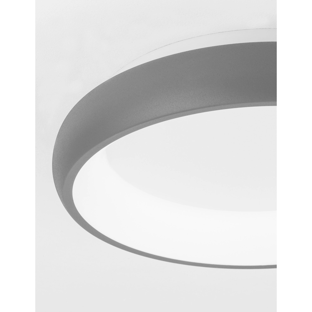Plafondlamp Albi grijs Ø 41cm Lyora 5212017419507
