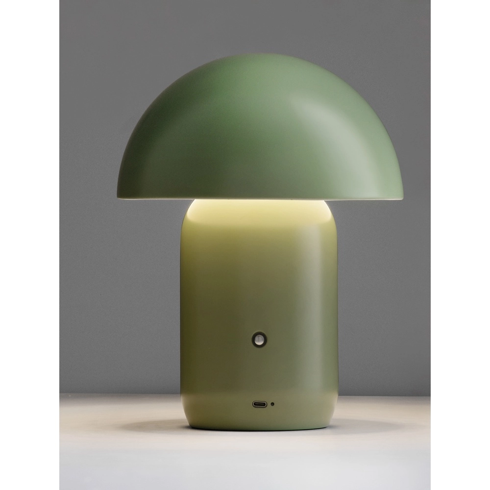 Design tafellamp Pois oplaadbaar groen