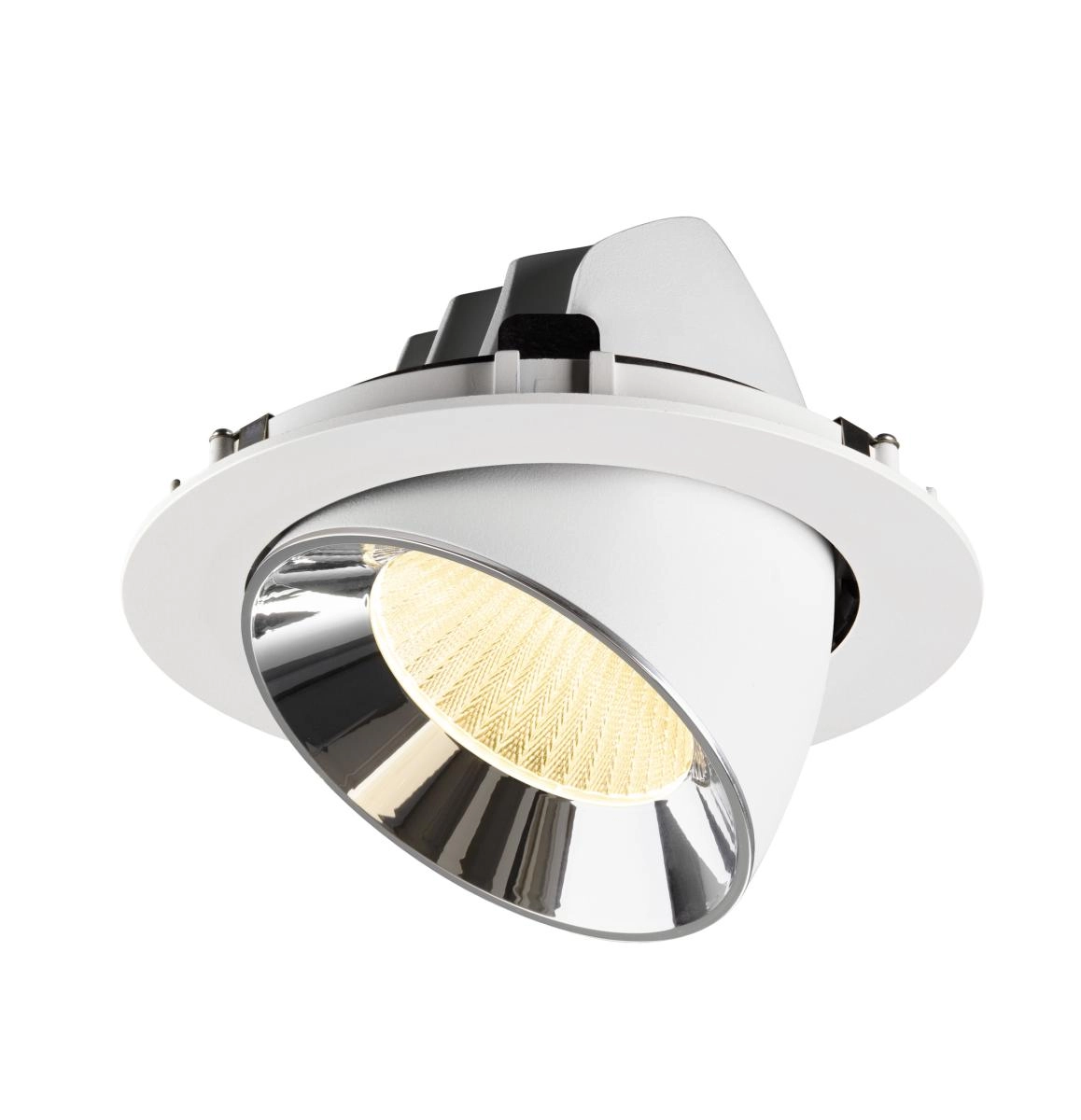 Inbouwspot Numinos Gimble XL wit/chroom 3000K - 40gr SLV 4024163308588