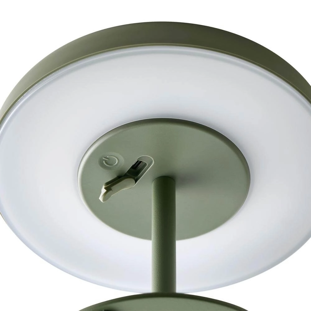 Solar tafellamp Elmer groen oplaadbaar Nordlux 5704924023514