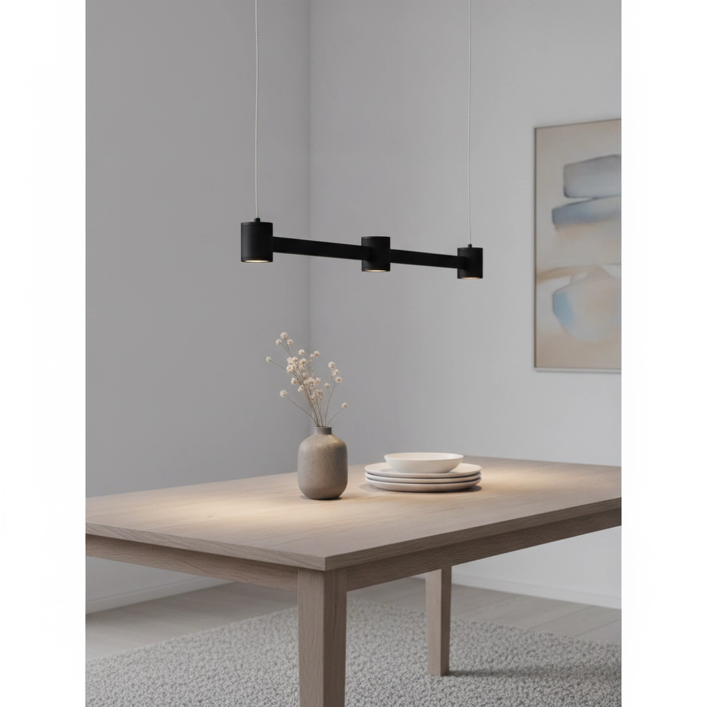 Design hanglamp Puize 3-lichts zwart