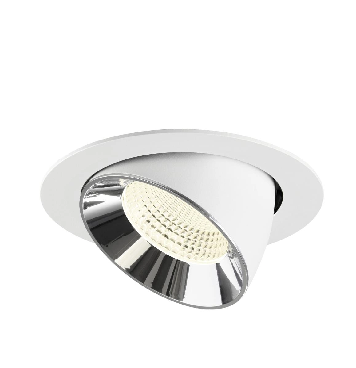 Inbouwspot Numinos Gimble XL wit/chroom 4000K - 55gr SLV 4024163308373