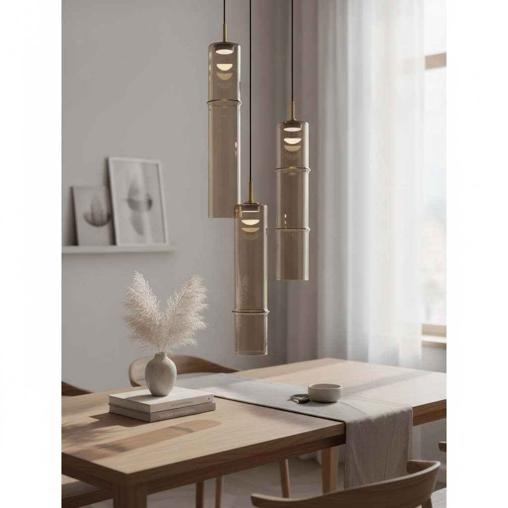 Unieke hanglamp Sano 3-lichts goud
