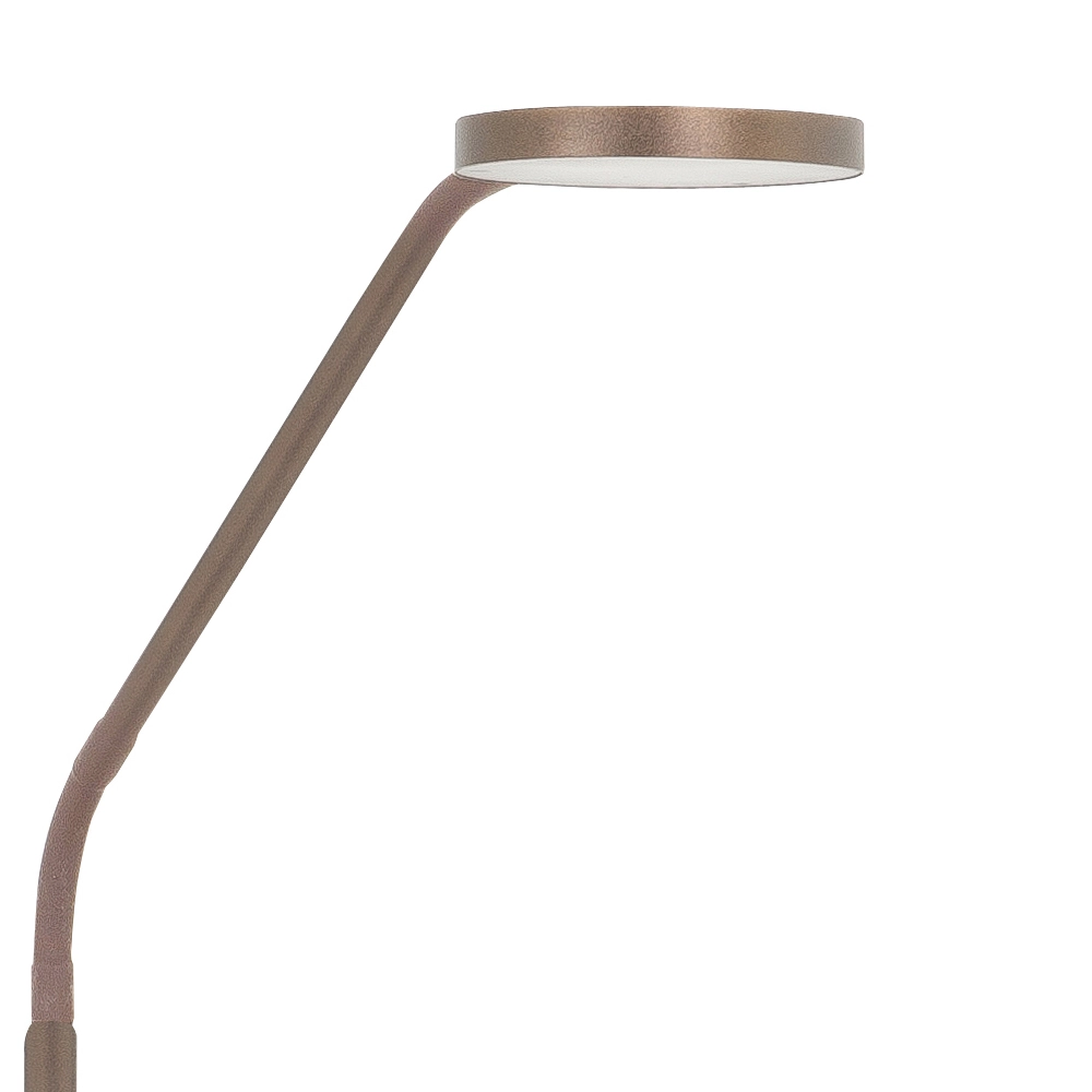 2-lichts led leeslamp Malaga choco Highlight 8718379052491