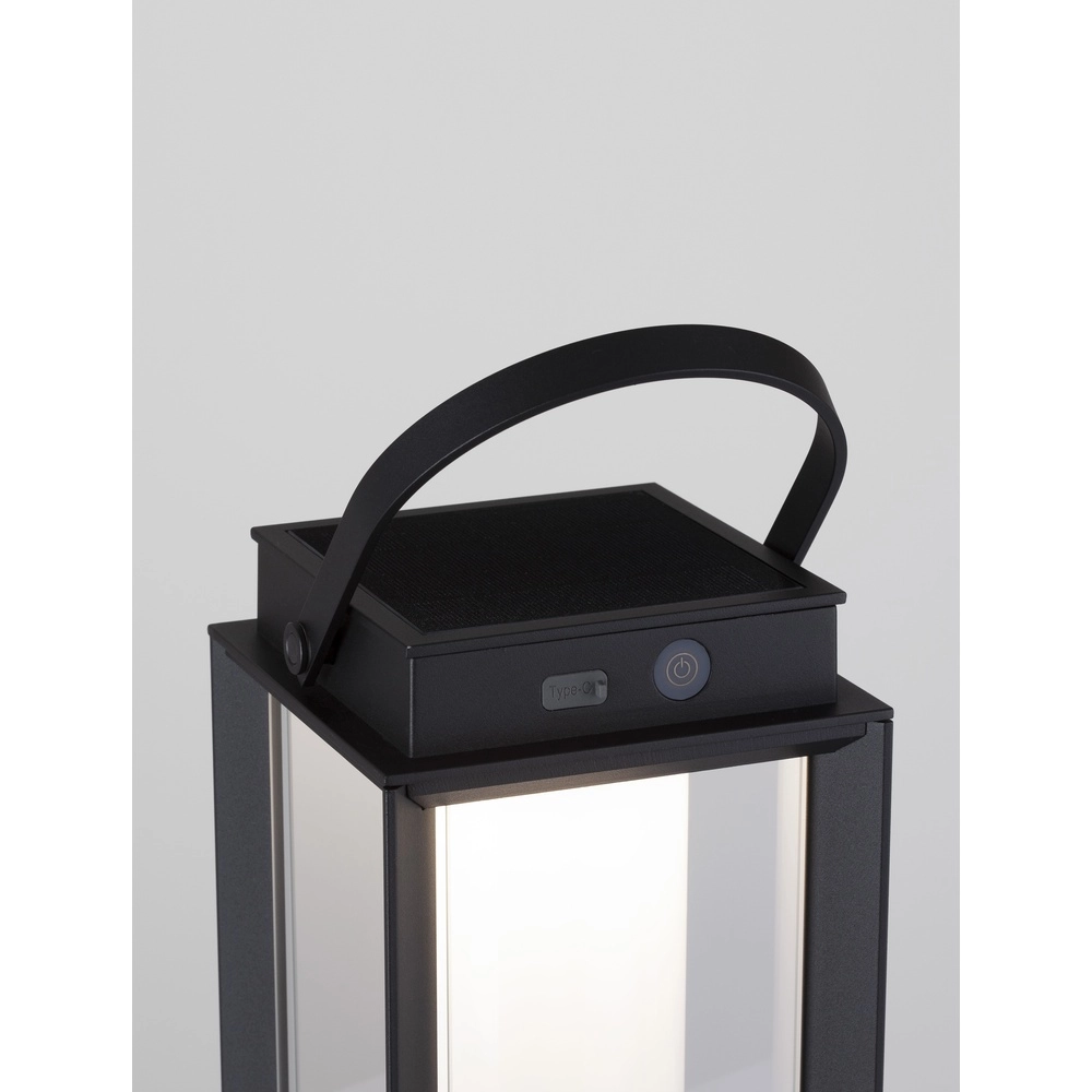 Solar tafellamp Verhal antraciet Lyora 5212017434739