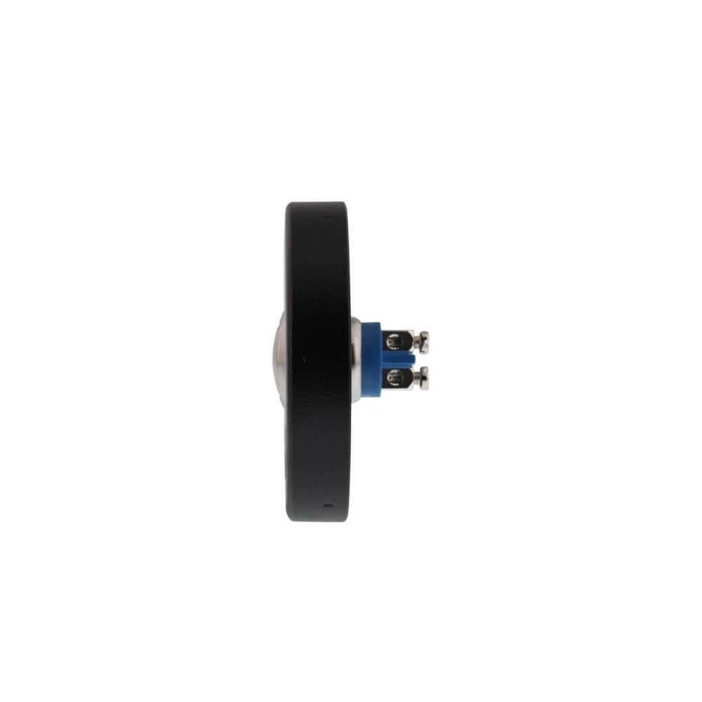 Ronde deurbel Chimea verdekt zwart Intersteel 8714186400821