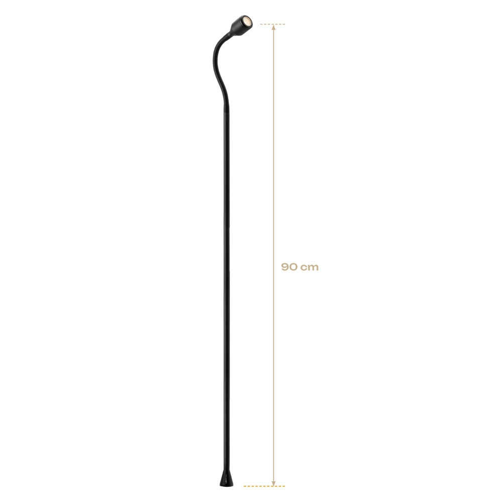 Zwarte tuinlamp Xible Hi 90cm Lightpro 8719979285043