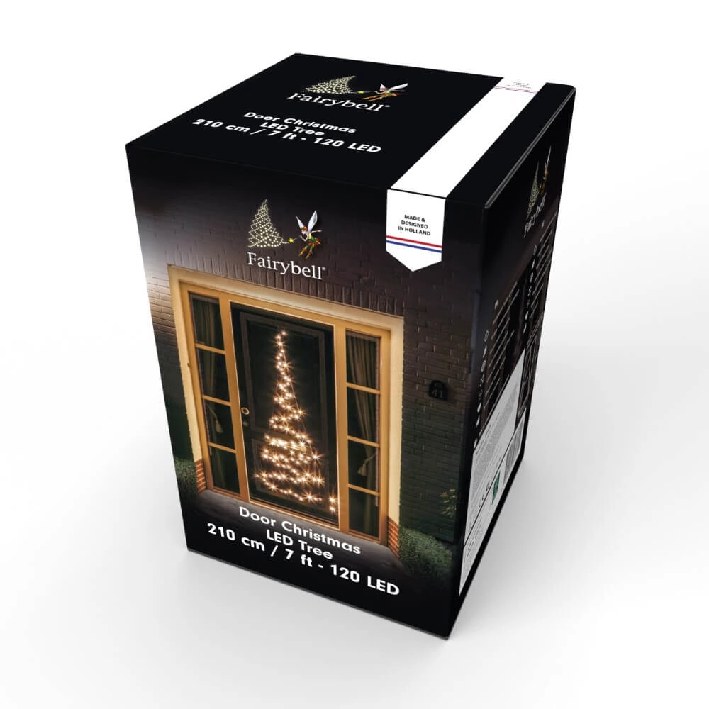 Door - 2,1 meter - 120 Led - Warm White Fairybell 8720512260724