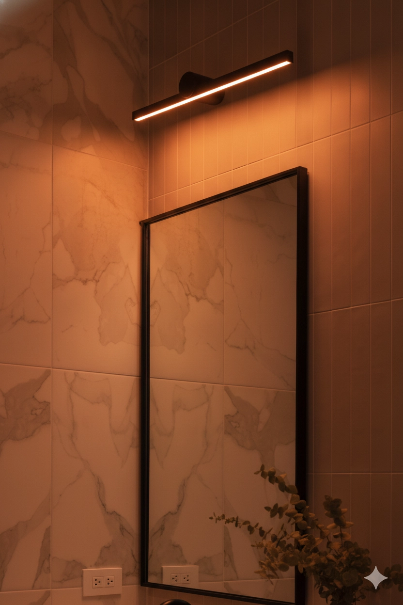Design wandlamp Breggo zwart 61cm
