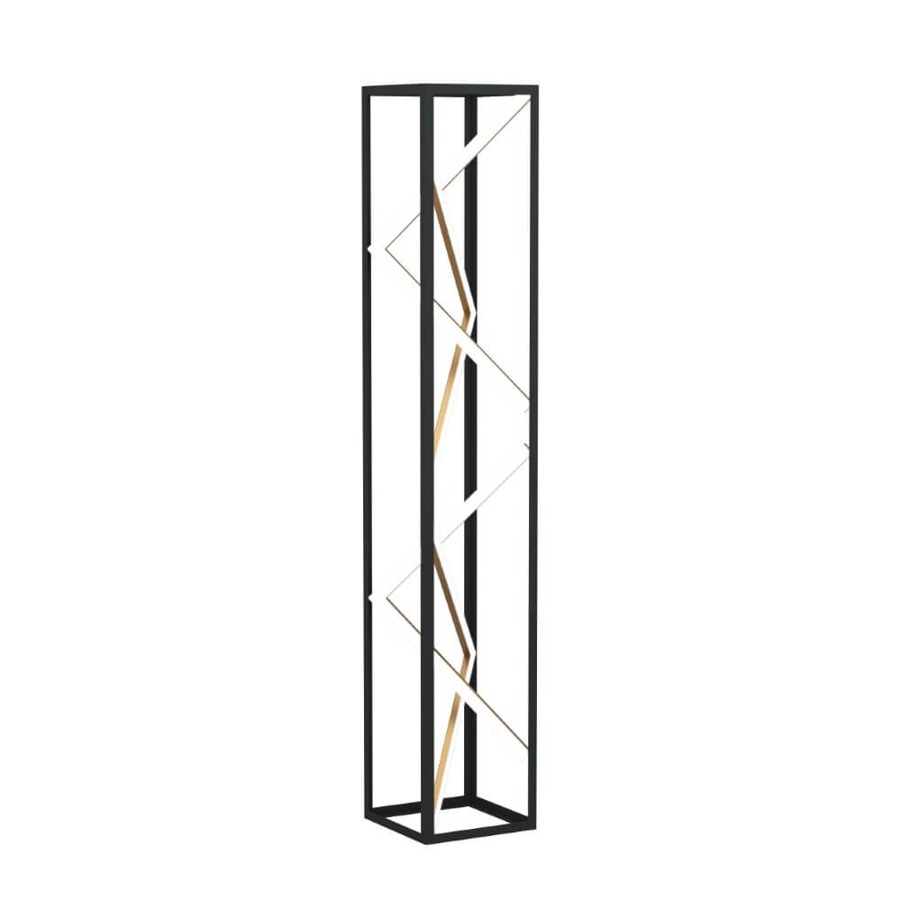 Design vloerlamp Penela zwart met goud