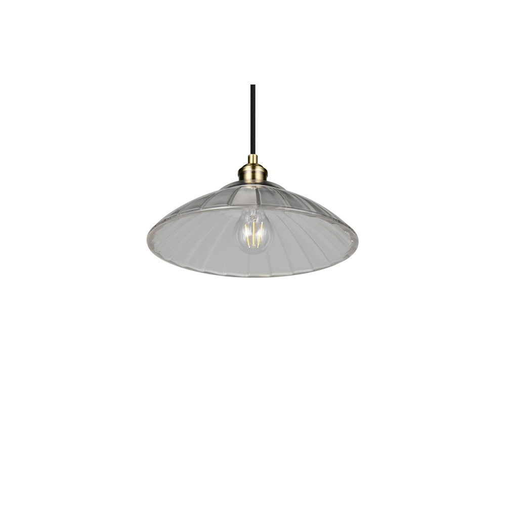 Klassieke hanglamp Eluna oud messing Trio 4017807682465