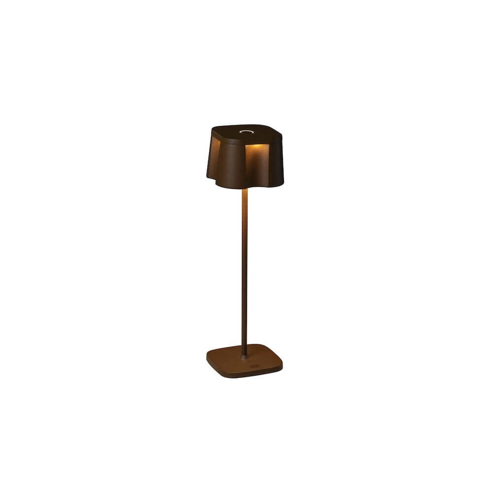 Roestbruine tafellamp Nice oplaadbaar KonstSmide 7318307818970