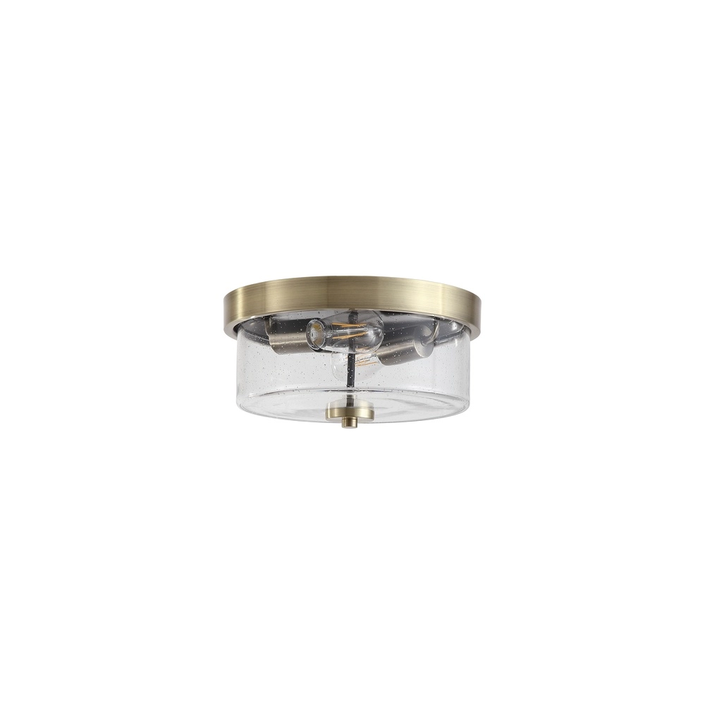 Plafondlamp Preston antiek messing Searchlight 5053423304892
