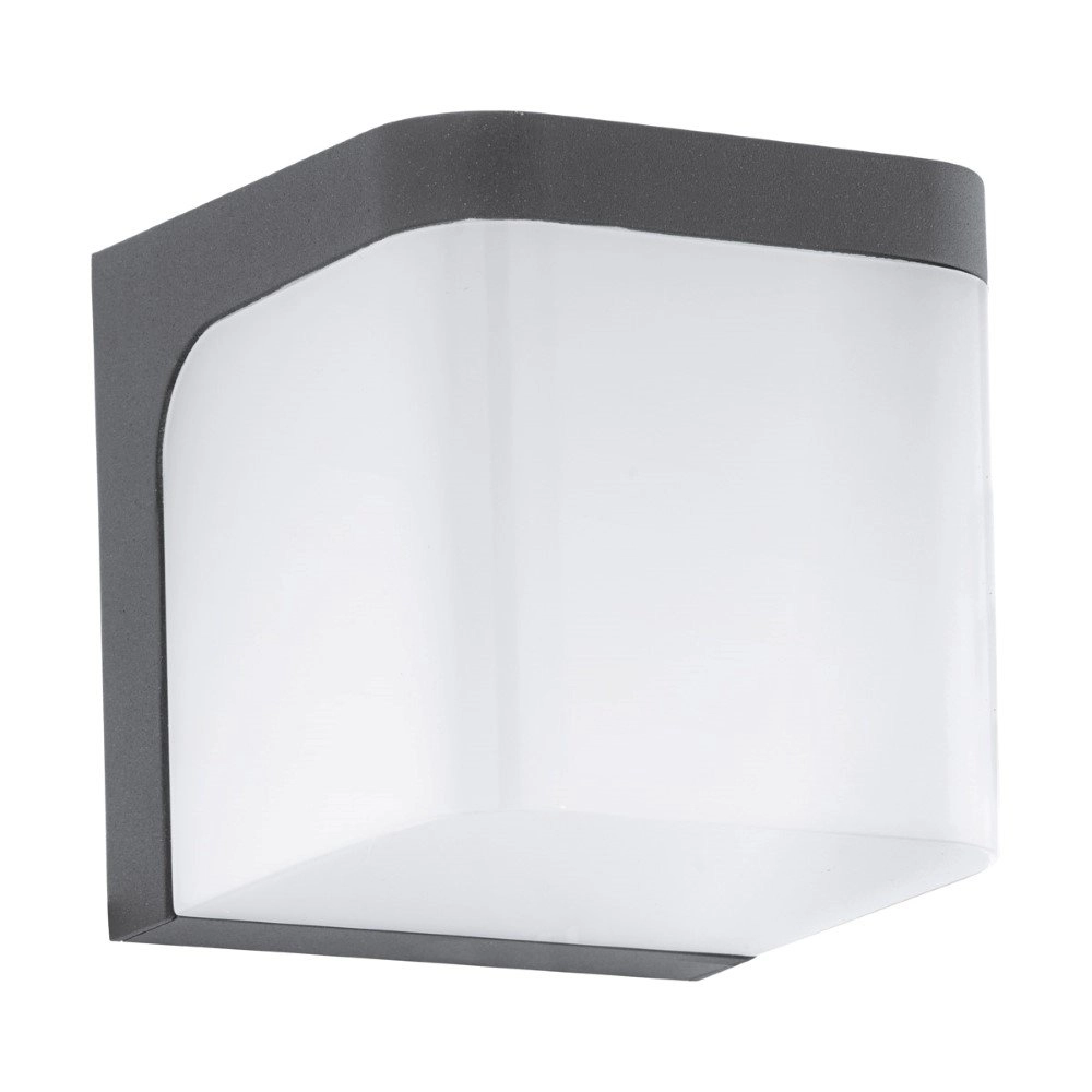 Led buitenlamp Jorba zwart met wit