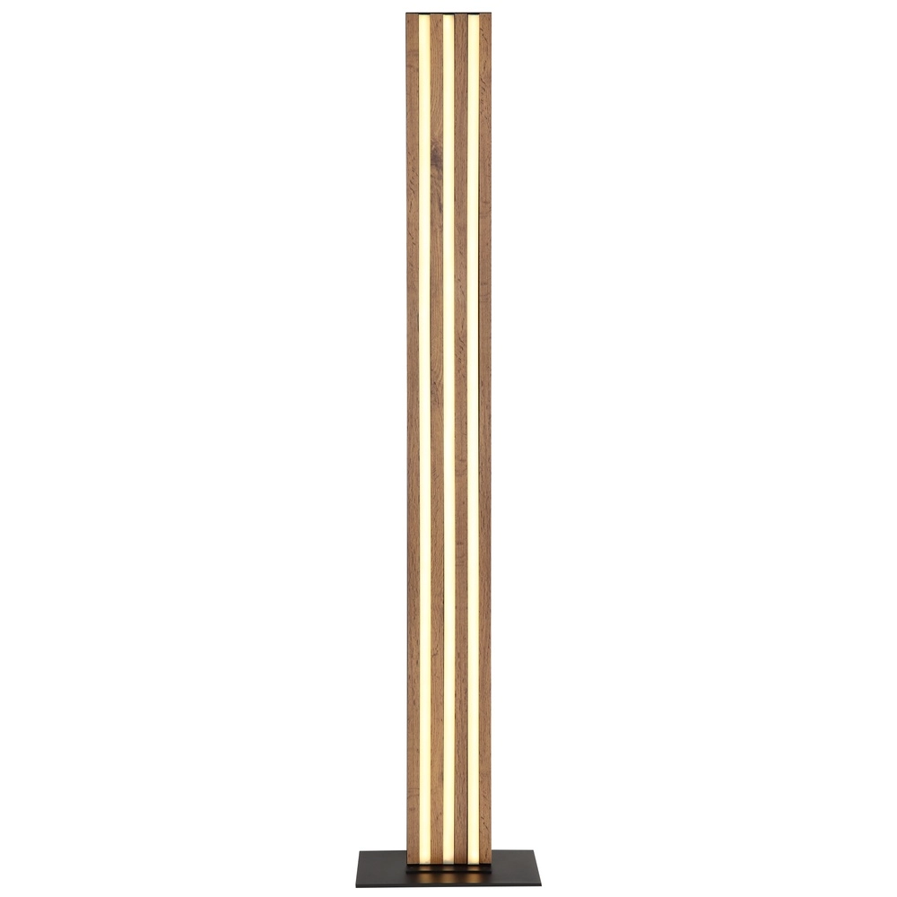Vloerlamp Hayden zwart met hout Globo 9007371580583